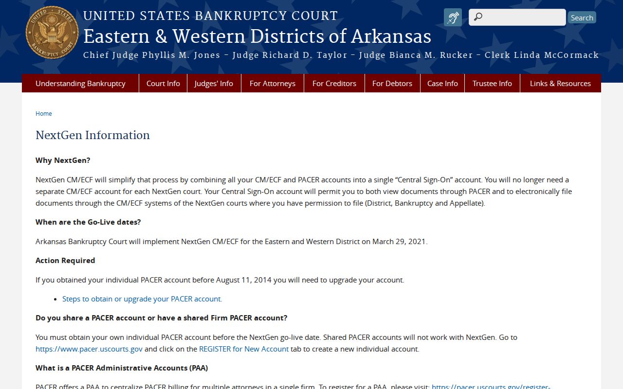 Carthage court docket official bankruptcy NextGen history