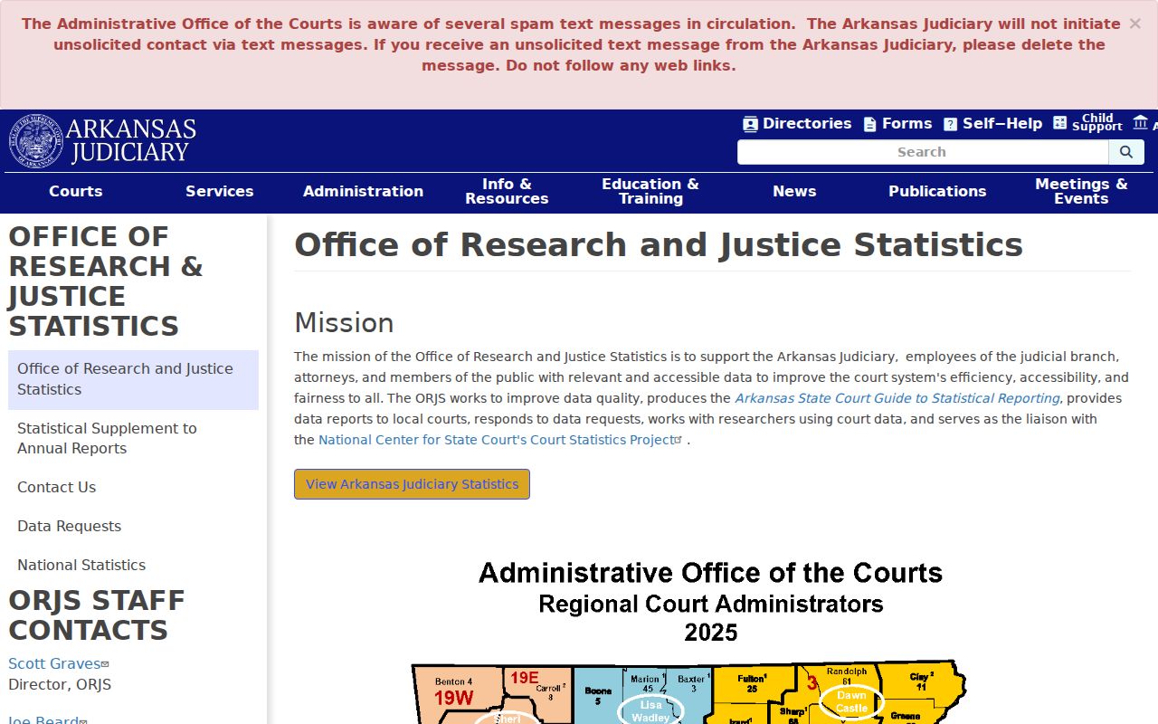 Fordyce court docket Office of Research and Justice Statistics