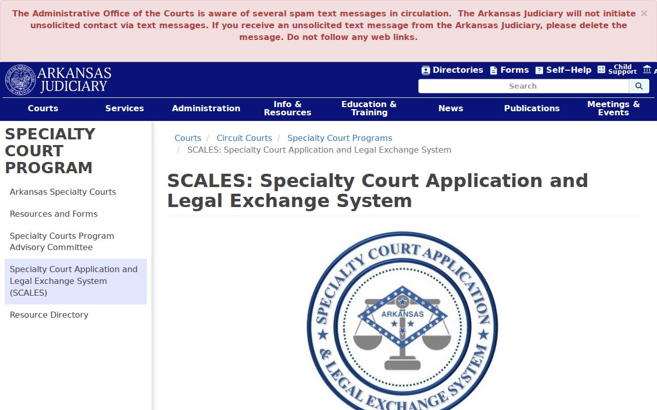 Sparkman court docket boundary and restricted SCALES system