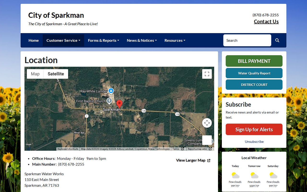Dallas County traffic court records Sparkman City Hall location