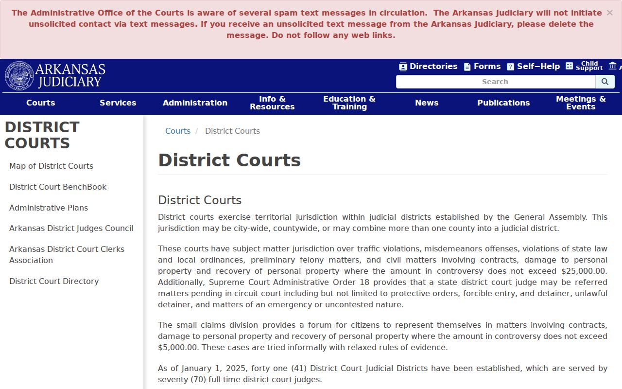 Dallas County court docket Arkansas District Court jurisdiction
